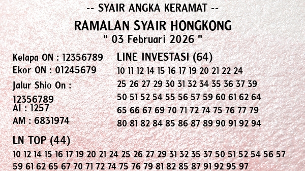 Prediksi Hongkong