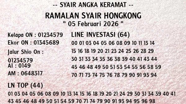 Prediksi Hongkong