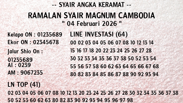 Prediksi Magnum Cambodia