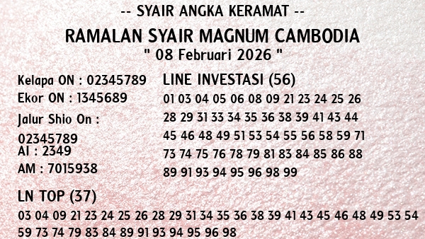 Prediksi Magnum Cambodia