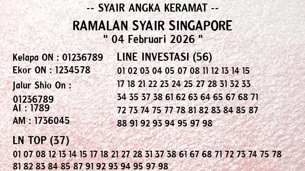 Prediksi Singapore