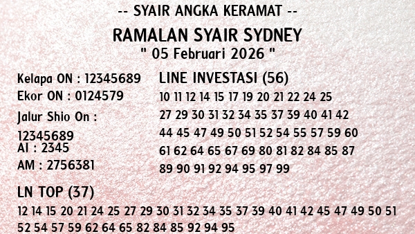 Prediksi Sydney