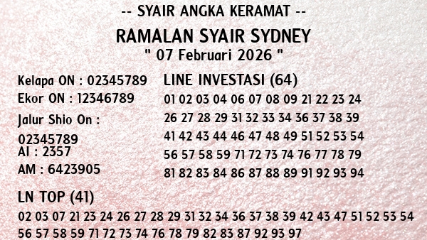 Prediksi Sydney